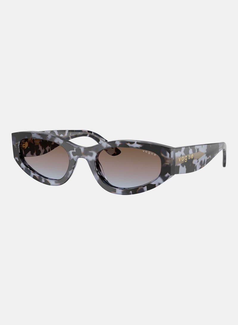 Vogue Full Rimmed Oval Sunglasses 0VO5585S - Image 2
